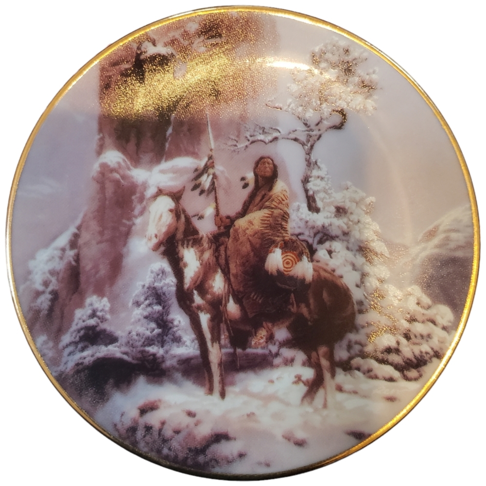 The Hamilton Collection Mystic Warrior Mini Plate 1997